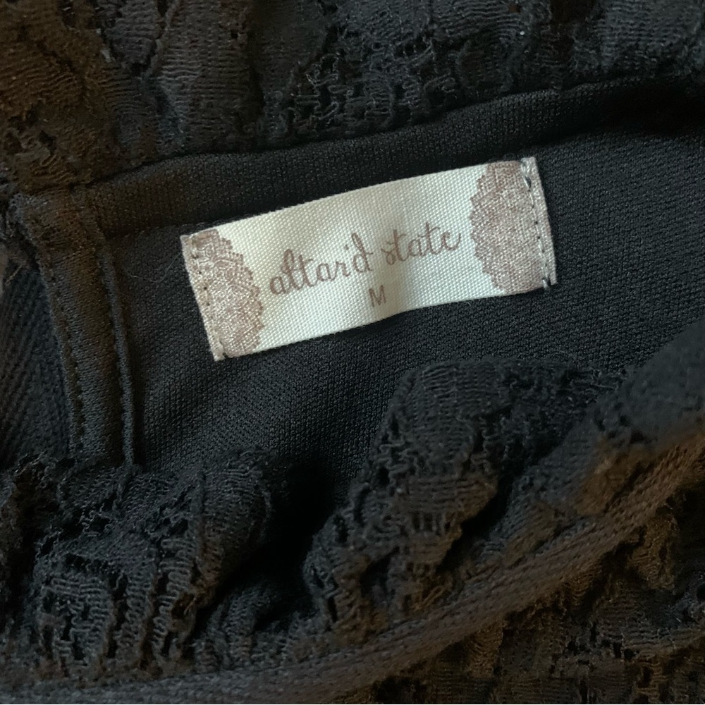 Altar’d State black lace sleeveless little black dress size medium - Picture 4 of 4